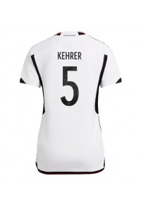 Fotbalové Dres Německo Thilo Kehrer #5 Dámské Domácí Oblečení MS 2022 Krátký Rukáv